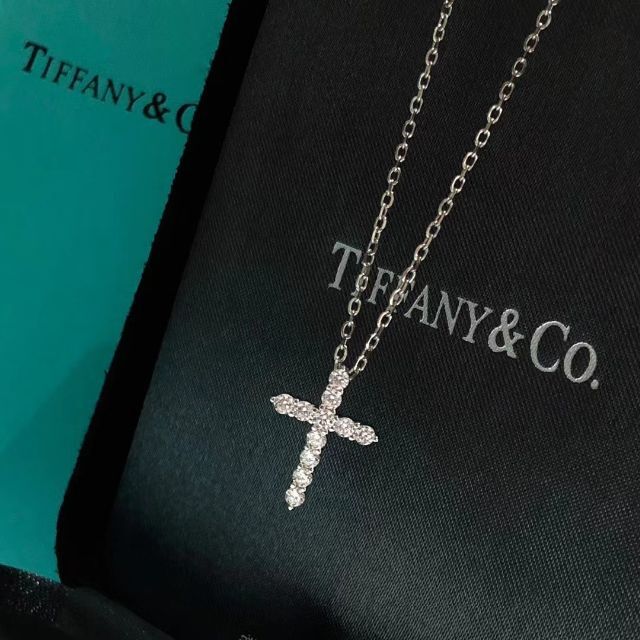 Tiffany&Co. ティファニー ダイヤ クロスペンダント ネックレス | www