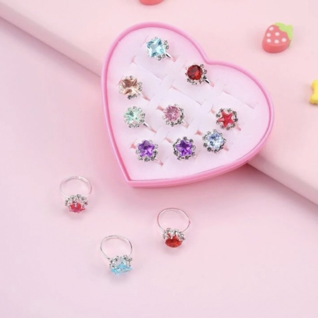 A⑬子供用リング 12ピース レディースのアクセサリー(リング(指輪))の商品写真