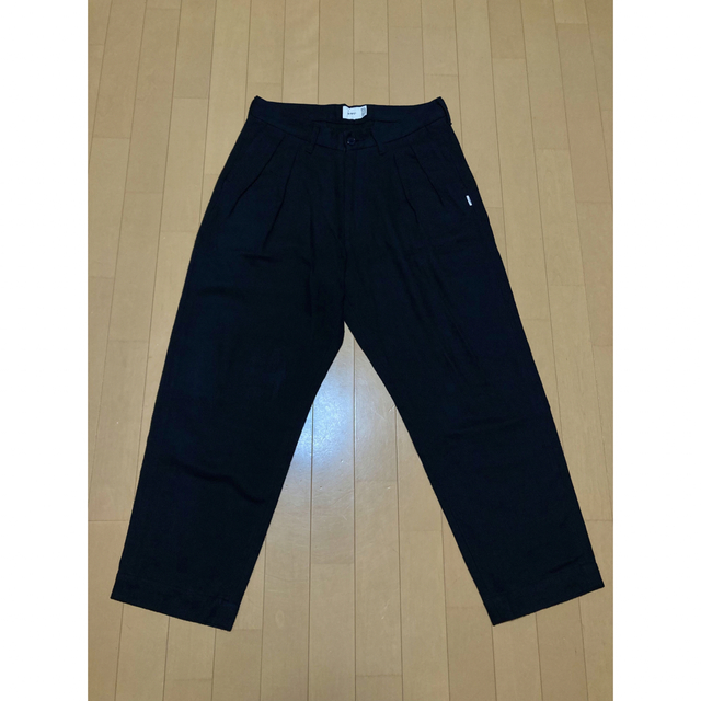 21AW WTAPS TUCK 01 TROUSERS S NAVY