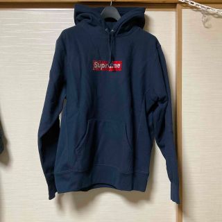 シュプリーム(Supreme)のSupreme Swarovski Box Logo Hooded ボックスロゴ(パーカー)