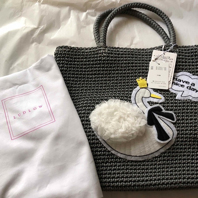 LUDLOWラドローコードスワンバッグブラックmiumiupradachanel smcint.com