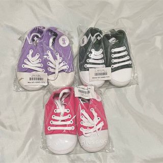 コンバース(CONVERSE)のコンバース 風 ルームシューズ 3足セット　新品未使用(スニーカー)