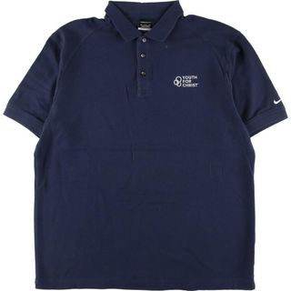 ナイキ(NIKE)の古着 ナイキ NIKE GOLF ゴルフ 半袖 ポロシャツ メンズL /eaa326135(ポロシャツ)