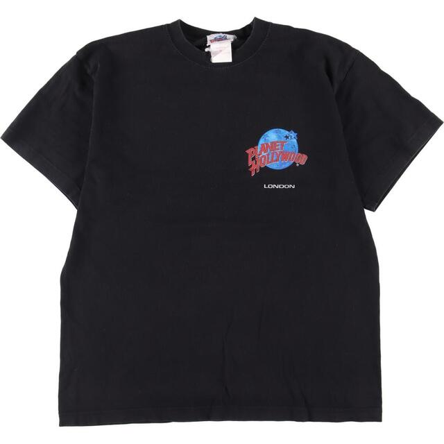 プラネットハリウッド PLANET HOLLYWOOD LONDON 両面プリント アドバタイジングTシャツ メンズM /eaa326974