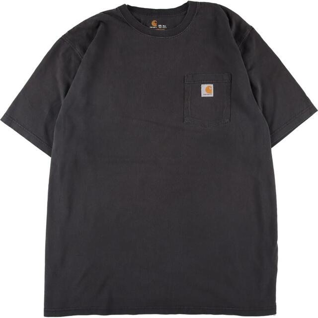 カーハート Carhartt ORIGINAL FIT 半袖 ワンポイントロゴポケットTシャツ メンズXXL /eaa316084