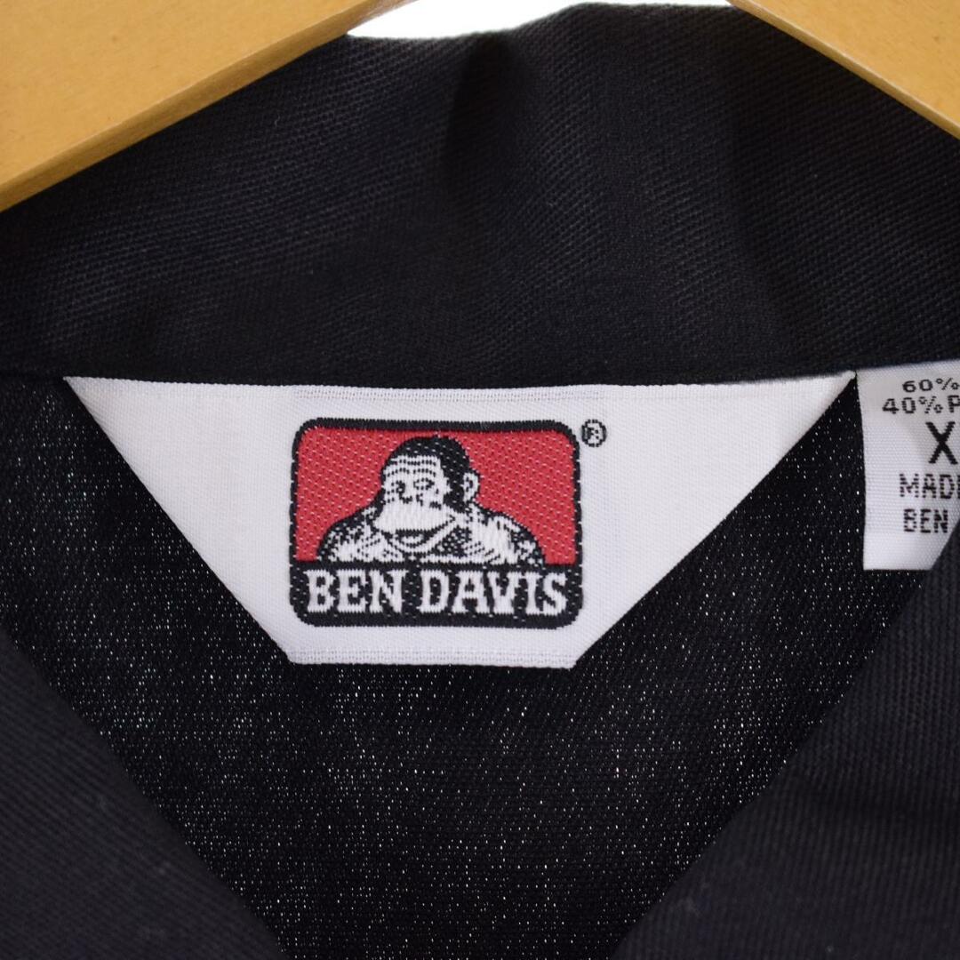 90年代 ベンデイビス BEN DAVIS 半袖 ワークシャツ メンズXL ヴィンテージ /eaa326354