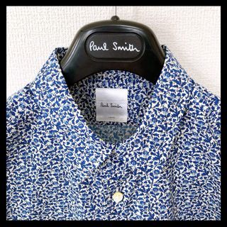 ポールスミス(Paul Smith)のポールスミス 長袖シャツ 花柄 ブルー系(シャツ)