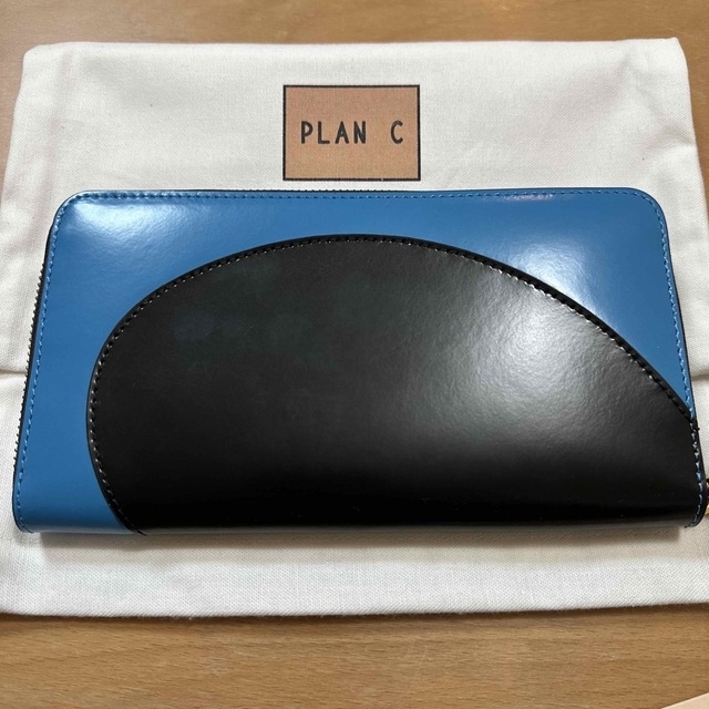 新品未使用品　PLAN Cプランシー　レザージップ長財布　イタリア製 1