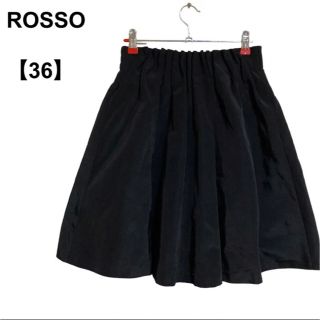 ロッソ(ROSSO)の【古着】レディース ロッソ ひざ丈スカート フレアスカート(ひざ丈スカート)