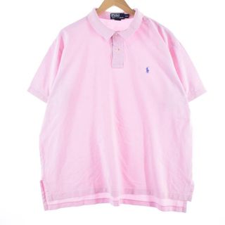 ラルフローレン(Ralph Lauren)の古着 ラルフローレン Ralph Lauren POLO by Ralph Lauren 半袖 ポロシャツ メンズXXL /eaa324391(ポロシャツ)