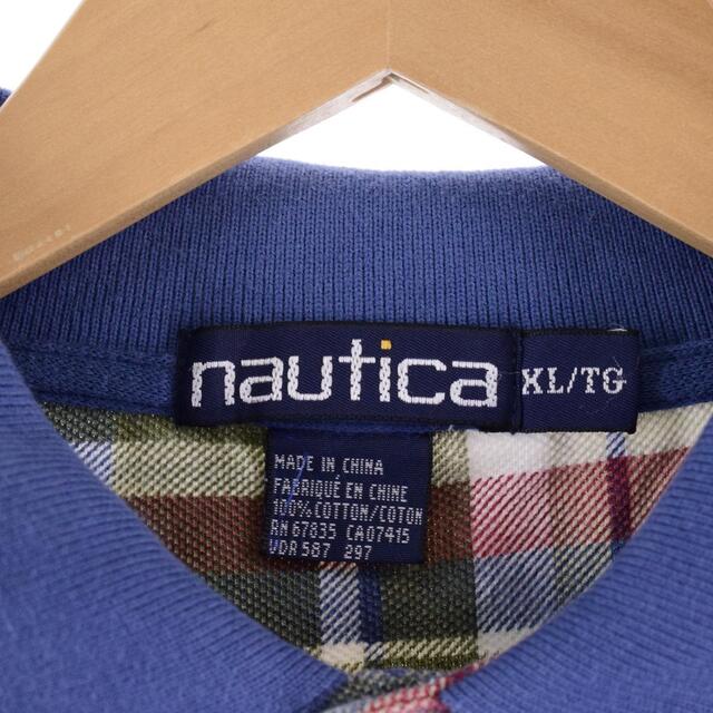 NAUTICA(ノーティカ)の古着 ノーティカ NAUTICA 半袖 ポロシャツ メンズXL /eaa323294 メンズのトップス(ポロシャツ)の商品写真