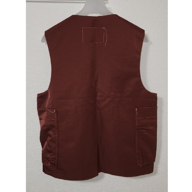 camiel fortgens zip vest brick red メンズのトップス(ベスト)の商品写真