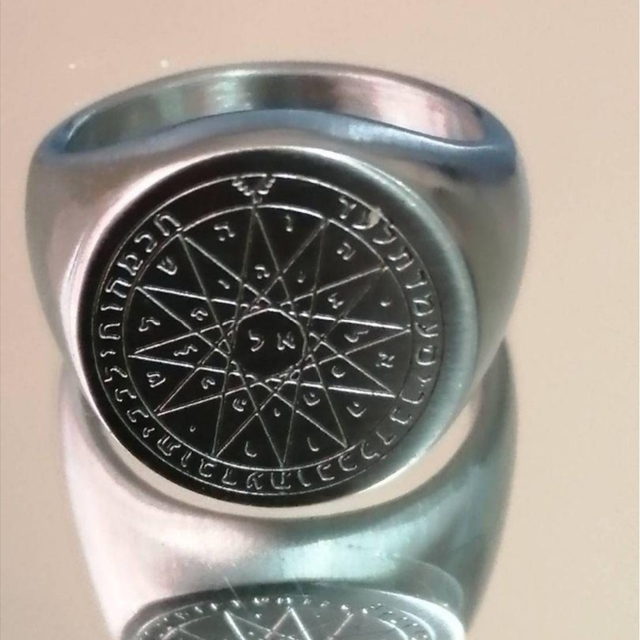 【SALE】リング メンズ シルバー オパール カレッジ 銀色 指輪 22号 レディースのアクセサリー(リング(指輪))の商品写真