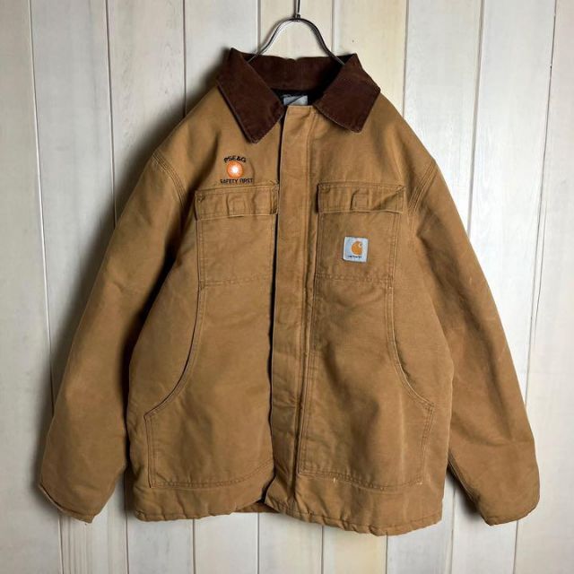 Carhartt☆カーハート☆ブルゾン☆ジャケット☆XL ワンポイントロゴ