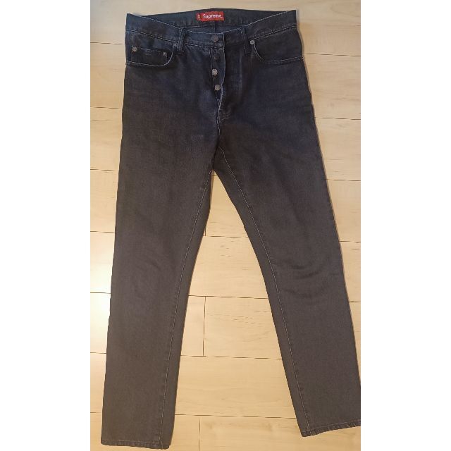 Supreme(シュプリーム)のSupreme STONE WASHED BLACK SLIM JEAN 22S メンズのパンツ(デニム/ジーンズ)の商品写真