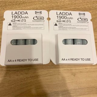 イケア(IKEA)のLADDA ラッダ 充電式電池 1900mAh 単3 IKEA(その他)