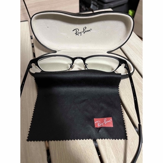 Ray-Ban(レイバン)のレイバン メガネRB8738Dチタニウム マットブラック メンズのファッション小物(サングラス/メガネ)の商品写真