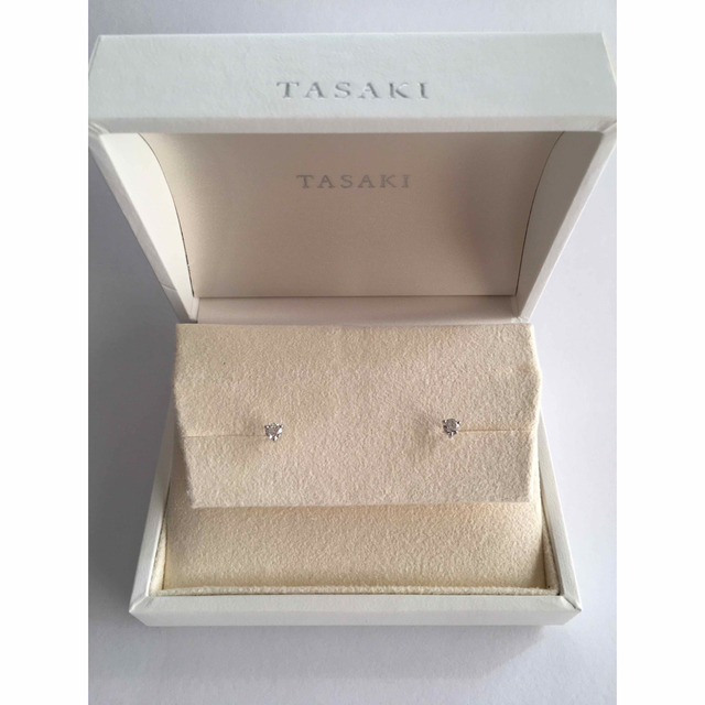 アクセサリーTASAKI タサキ ダイヤモンド ピアス 計0.3ct 18K WG