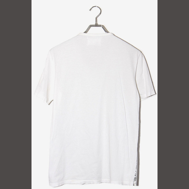 Maison Martin Margiela(マルタンマルジェラ)のメゾンマルジェラ イタリア製 Uネック 半袖Tシャツ 44 シルバー /◆ メンズのトップス(Tシャツ/カットソー(半袖/袖なし))の商品写真