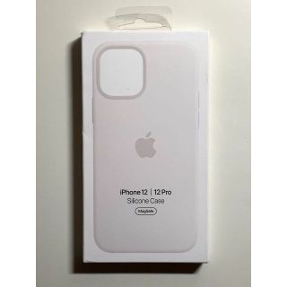 アップル(Apple)の【新品】純正 iPhone 12 / 12 Pro シリコンケース・ホワイト(iPhoneケース)