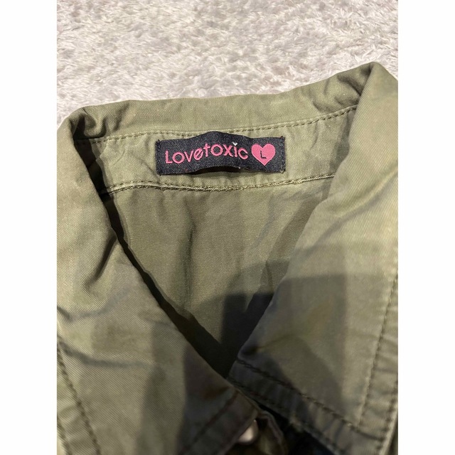 lovetoxic(ラブトキシック)のラブトキ　シャツ　Lサイズ キッズ/ベビー/マタニティのキッズ服女の子用(90cm~)(ジャケット/上着)の商品写真