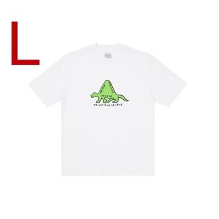 パレス(PALACE)のPALACE TRIANGLOSAURUS T-SHIRT 白 L 23SS(Tシャツ/カットソー(半袖/袖なし))