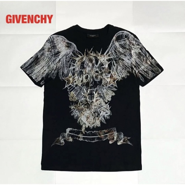 希少】GIVENCHY ジバンシィ 半袖Tシャツ スカルフェニックス タトゥー