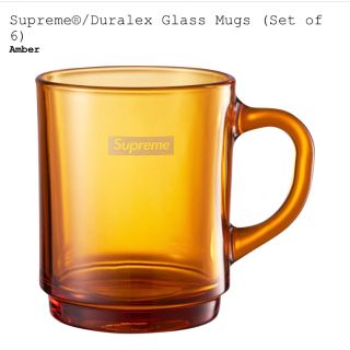 シュプリーム(Supreme)のSupreme Duralex Glass Mugs Amber デュラレックス(グラス/カップ)