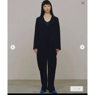 ビューティアンドユースユナイテッドアローズ(BEAUTY&YOUTH UNITED ARROWS)のギャバジン Vネック オールインワンジャンプスーツ　ビューティーアンドユース(オールインワン)