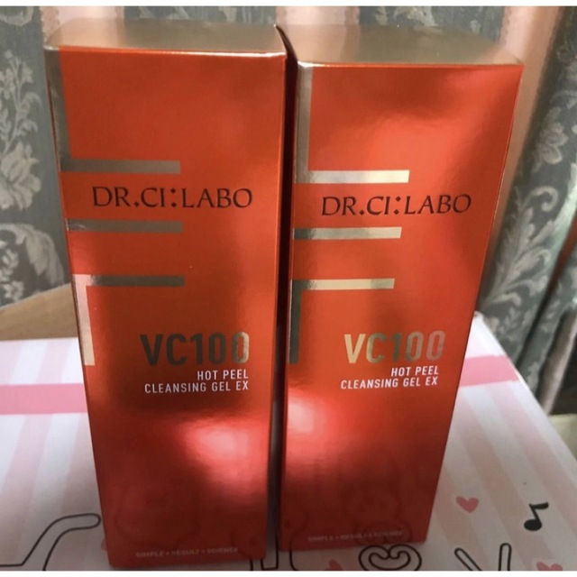 Dr.Ci Labo(ドクターシーラボ)のドクターシーラボ VC100ホットピールクレンジングゲルEX 150g x2個 コスメ/美容のスキンケア/基礎化粧品(クレンジング/メイク落とし)の商品写真