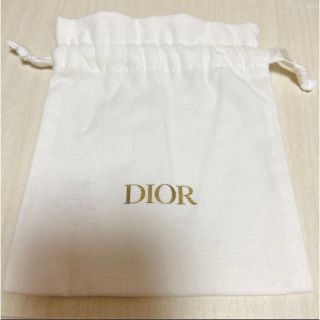 ディオール(Dior)のDior 白　ミニ巾着(その他)