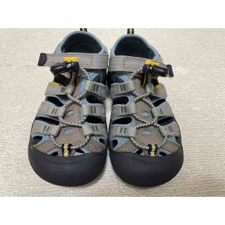 キーン(KEEN)のKEEN サンダル キッズ 18.5cm スモーキーブルー ニューポートH2(サンダル)