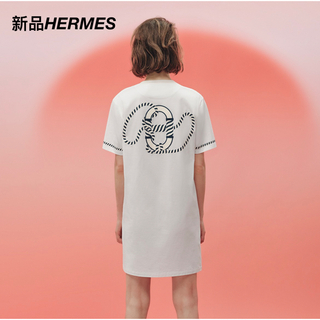 新品 エルメス HERMES カルトゥッシュ Tシャツ ワンピース 2023SS 
