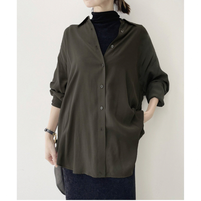 L'Appartement DEUXIEME CLASSE(アパルトモンドゥーズィエムクラス)の【Col Pidrrot/コル ピエロ】2Way Shirts レディースのトップス(シャツ/ブラウス(長袖/七分))の商品写真