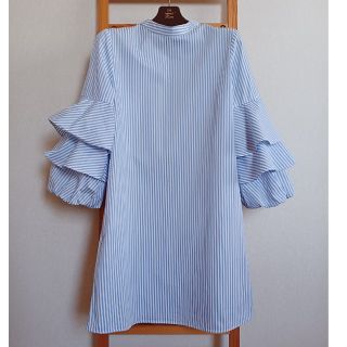 ザラ(ZARA)の【専用】ZARA BASIC　長袖　ロング　ブラウス　チュニック　綿(チュニック)