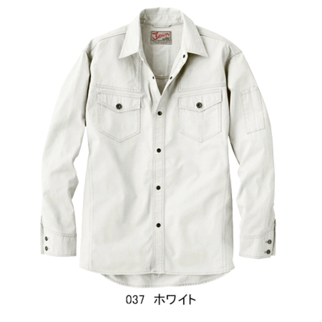 自重堂(ジチョウドウ)の専用★jawin 55004 長袖シャツL White メンズのジャケット/アウター(その他)の商品写真