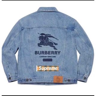 シュプリーム(Supreme)のSupreme Burberry Denim Trucker(Gジャン/デニムジャケット)