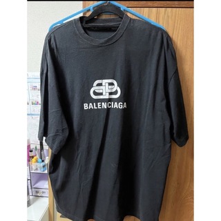 バレンシアガ(Balenciaga)の(希少)バレンシアガ　BB regular T-shirt ブラック　xsサイズ(Tシャツ/カットソー(半袖/袖なし))