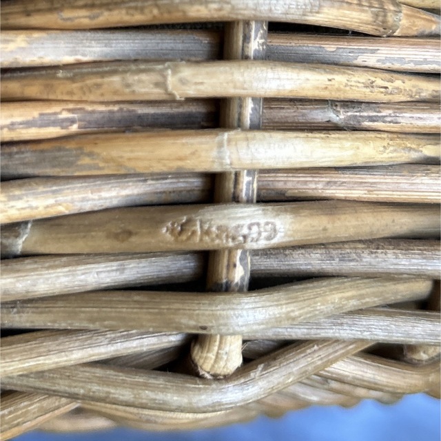 エバゴス　ebagos ブライドルバケツM バスケット（ミニバーキン）CHOCO レディースのバッグ(かごバッグ/ストローバッグ)の商品写真