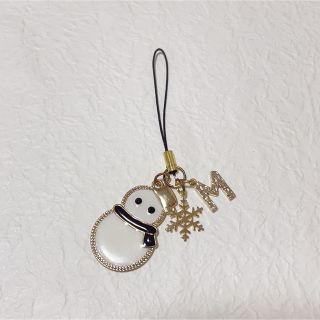 スノーマン(Snow Man)の【新品未使用】SnowMan 目黒蓮 ハンドメイド ストラップ(キーホルダー/ストラップ)