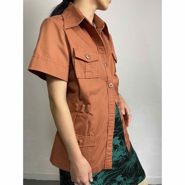 safari shirt レディースのトップス(シャツ/ブラウス(半袖/袖なし))の商品写真