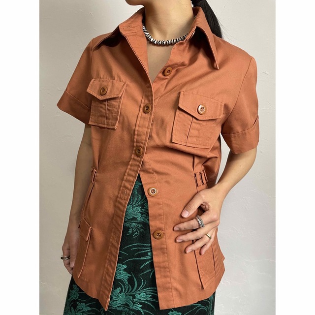 safari shirt レディースのトップス(シャツ/ブラウス(半袖/袖なし))の商品写真