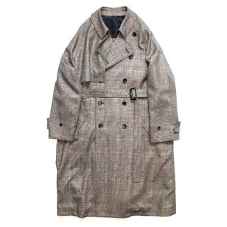 シュタイン(stein)のstein 19AW LAY OVERSIZED OVERRAP COAT(トレンチコート)