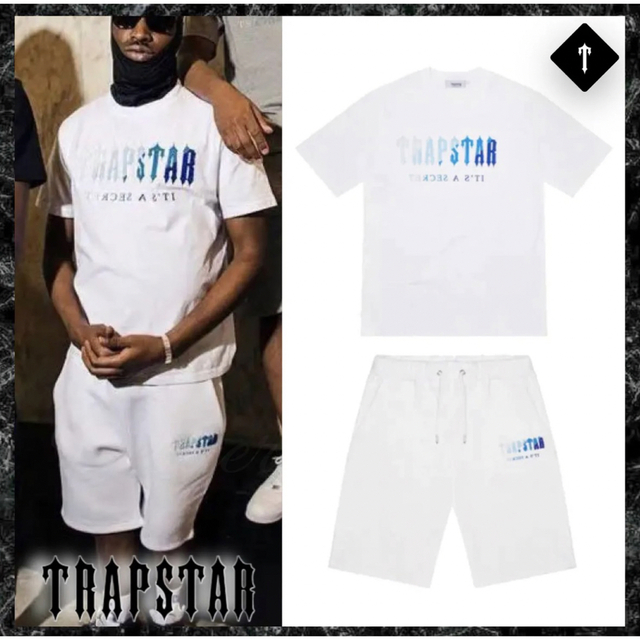 トラップスター早い者勝ち????正規品 トラップスター TRAPSTER ホワイト Tシャツ 高品質