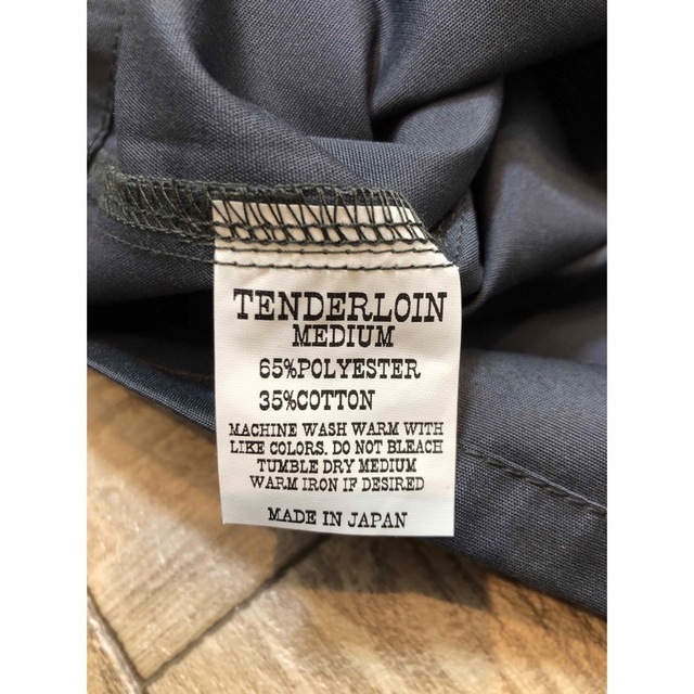 TENDERLOIN(テンダーロイン)のTENDERLOIN  テンダーロイン　ワッペンロゴ　ワークシャツ　M size メンズのトップス(シャツ)の商品写真