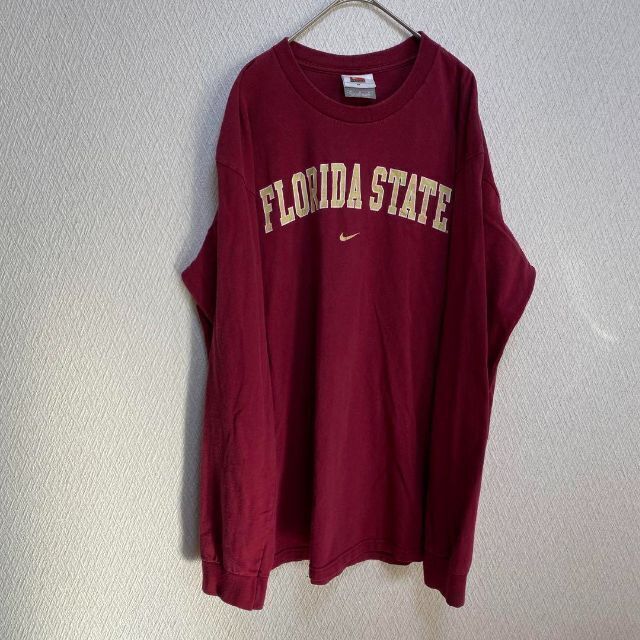 NIKE(ナイキ)のNIKE ナイキ FRORIDA STATE ロゴ ロンT 春服 M メンズのトップス(Tシャツ/カットソー(七分/長袖))の商品写真