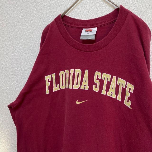 NIKE(ナイキ)のNIKE ナイキ FRORIDA STATE ロゴ ロンT 春服 M メンズのトップス(Tシャツ/カットソー(七分/長袖))の商品写真