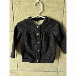 プチバトー(PETIT BATEAU)のプチバトー  カーディガン  女の子　80 ファミリア　ミキハウス (カーディガン/ボレロ)