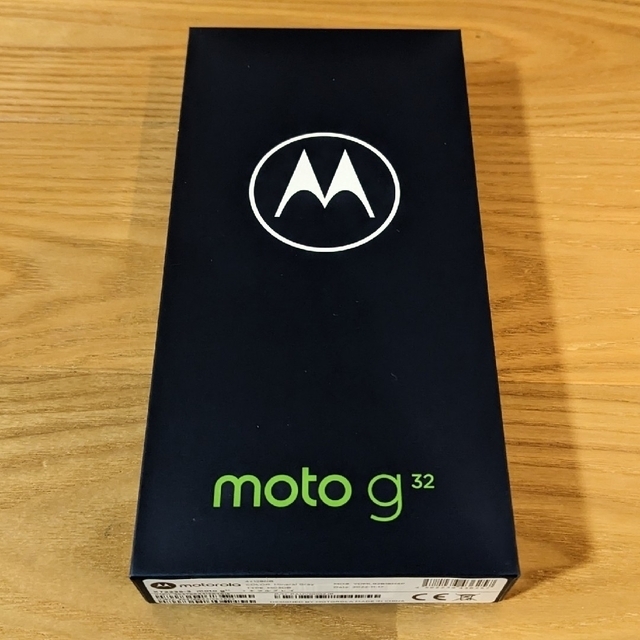 新品未開封　モトローラ moto g32 ミネラルグレイ