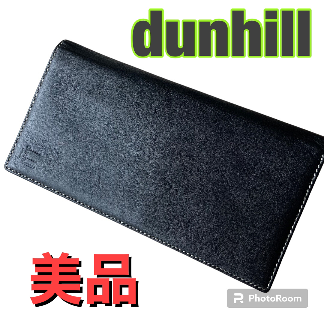 Dunhill - ✨美品✨ダンヒル dunhill 二つ折り長札入れ ブラック